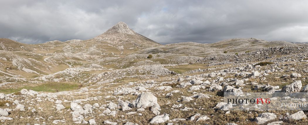 Landscape of Campo Imperatore, Gran Sasso and Monti della Laga national park, Abruzzo, Italy, Europe