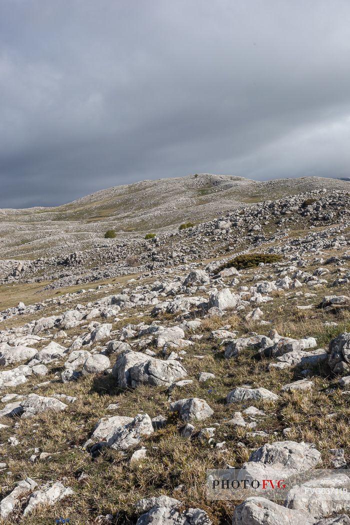 Landscape of Campo Imperatore, Gran Sasso and Monti della Laga national park, Abruzzo, Italy, Europe