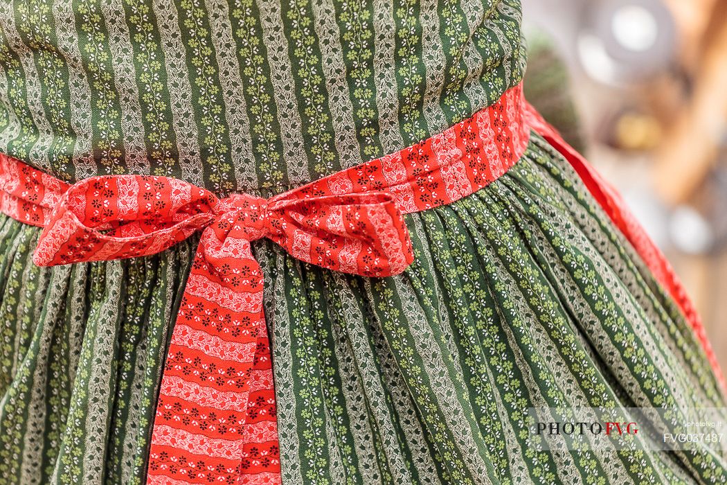 Traditional dress of Badia valley, dolomites, South Tyrol, Italy, Europe