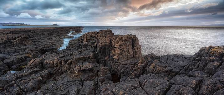 Sunrise on Atlantic Ocean from Skye Island