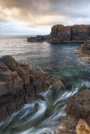 Sunrise on Atlantic Ocean from Skye Island