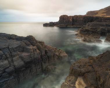 Sunrise on Atlantic Ocean from Skye Island