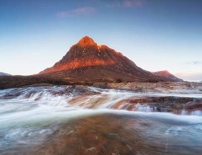 River Coupall at and Black Mount peaks beyond