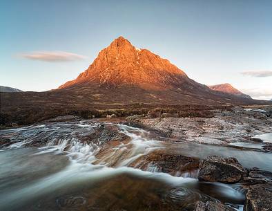 River Coupall at and Black Mount peaks beyond