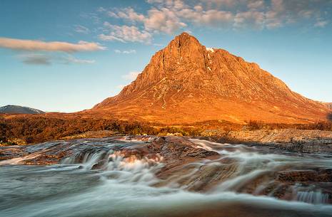 River Coupall at and Black Mount peaks beyond