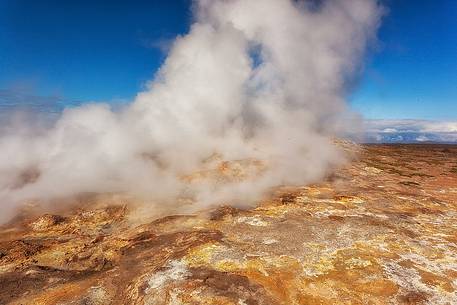 Geothermal area of Krsuvk-Seltun