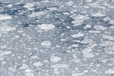 Aereal view of Sermeq  Kujalleq glacier