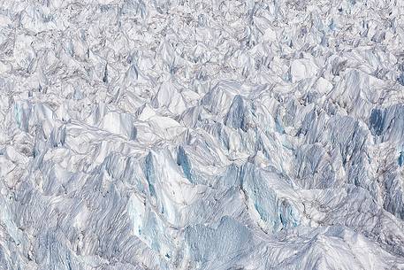 Aereal view of Sermeq  Kujalleq glacier