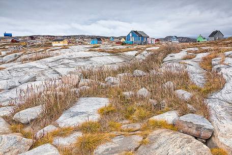 Rodebay a small village of fishermen and seal hunters in Disko Bay