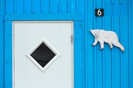 A typical house in Rodebay a small village of fishermen and seal hunters in Disko Bay