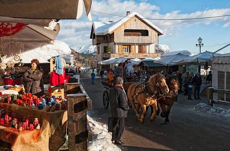 Christmas market in Sauris di Sopra