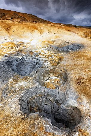 Geothermal area of Krsuvk-Seltun