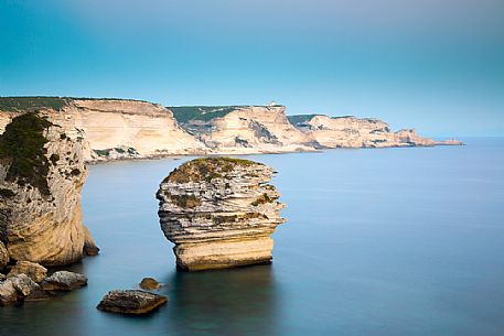 The white cliffs of Bonifacio and the Sand Grain or Granello di Sabbia The white cliffs of Bonifacio and the Sand Grain or Granello di Sabbia