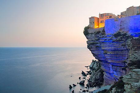 Play of light on the cliffs of Bonifacio