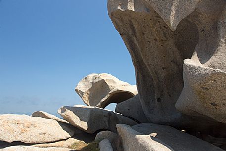 Stones in Lavezzi islands in natual reserve of Bocche di Bonifacio Stones in Lavezzi islands in natual reserve of Bocche di Bonifacio