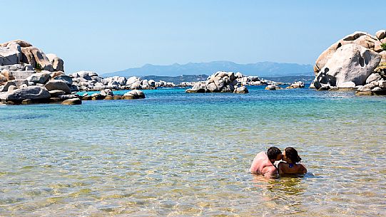 Lavezzi islands in natual reserve of Bocche di Bonifacio