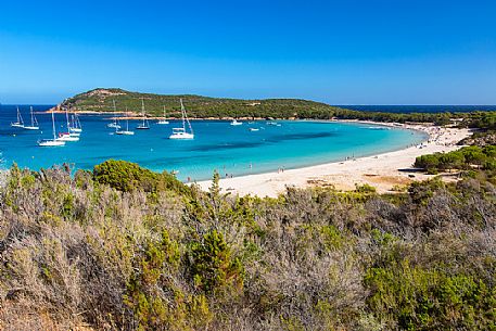 The beautiful beach on Rondinara