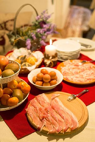 Breakfast at Garni Plueme, Sauris di Sotto