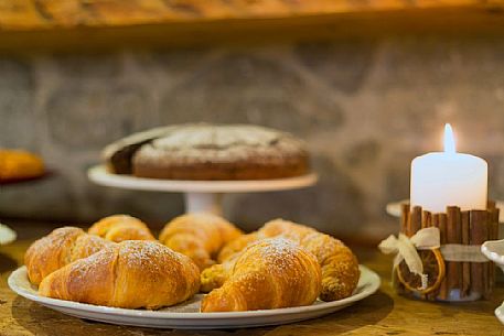 Breakfast at Garni Plueme, Sauris di Sotto