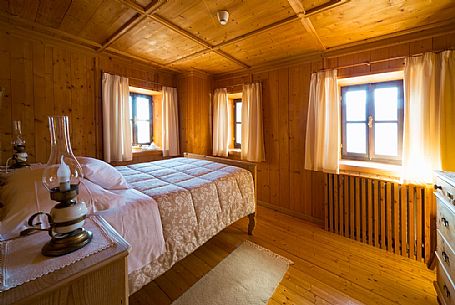Wood room in Meuble Pa'Krhaizar, one of the most beautiful and characteristic house of Sauris village, Lateis