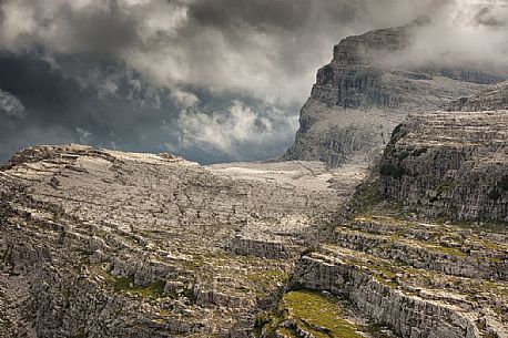 Dolomites of Brenta from Grost pass, Madonna di Campiglio, Italy