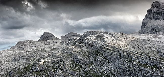 Dolomites of Brenta from Grost pass, Madonna di Campiglio, Italy