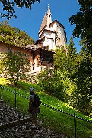 San Romedio Sanctuary, Val di Non, Trentino, Italy