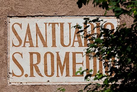 Detail of San Romedio Sanctuary, Val di Non, Trentino, Italy