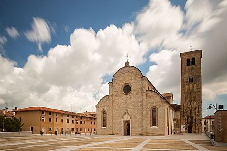 The basilica of Concordia Sagittaria, Venice, Italy