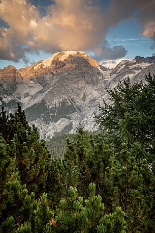 Otles summit in the Stelvio national park, Trafoi,Stelvio pass, South Tyrol, Italy