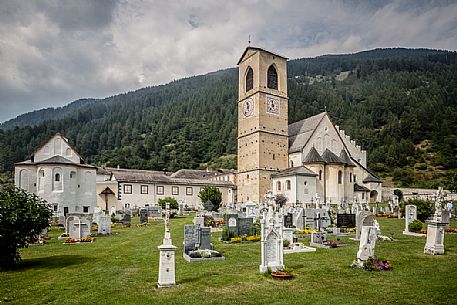 Ancient benedictine convent of Saint John in Mustair, UNESCO World Cultural Heritage, Switzerland Ancient benedictine convent of Saint John in Mustair, UNESCO World Cultural Heritage, Switzerland