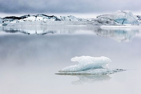 Heinabergsarlon landscape, Vatnajokull National Park, Iceland