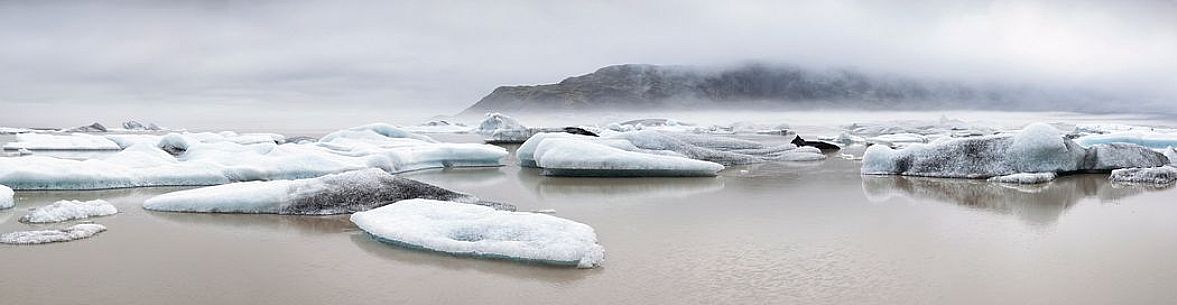 Heinabergsarlon landscape, Vatnajokull National Park, Iceland