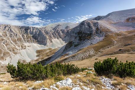 Murelle's amphitheater in the Majella national park, Abruzzo, Italy, Europe