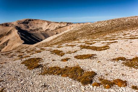 Focalone and Acquaviva mounts, Murelle amphitheater, Majella national park, Abruzzo, Italy, Europe