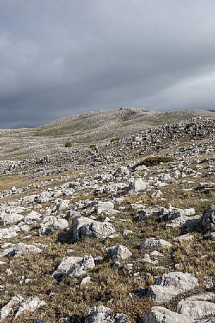 Landscape of Campo Imperatore, Gran Sasso and Monti della Laga national park, Abruzzo, Italy, Europe