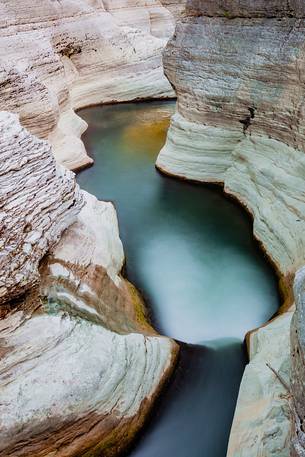 Marmitte dei Giganti or Santa Lucia rapids in the Orta gorge, Majella national park, Abruzzo, Italy, Europe Marmitte dei Giganti or Santa Lucia rapids in the Orta gorge, Majella national park, Abruzzo, Italy, Europe