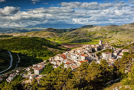 Castel del Monte, Gran Sasso national park, Abruzzo, Italy, Europe