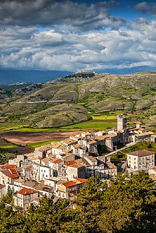 Castel del Monte, Gran Sasso national park, Abruzzo, Italy, Europe Castel del Monte, Gran Sasso national park, Abruzzo, Italy, Europe
