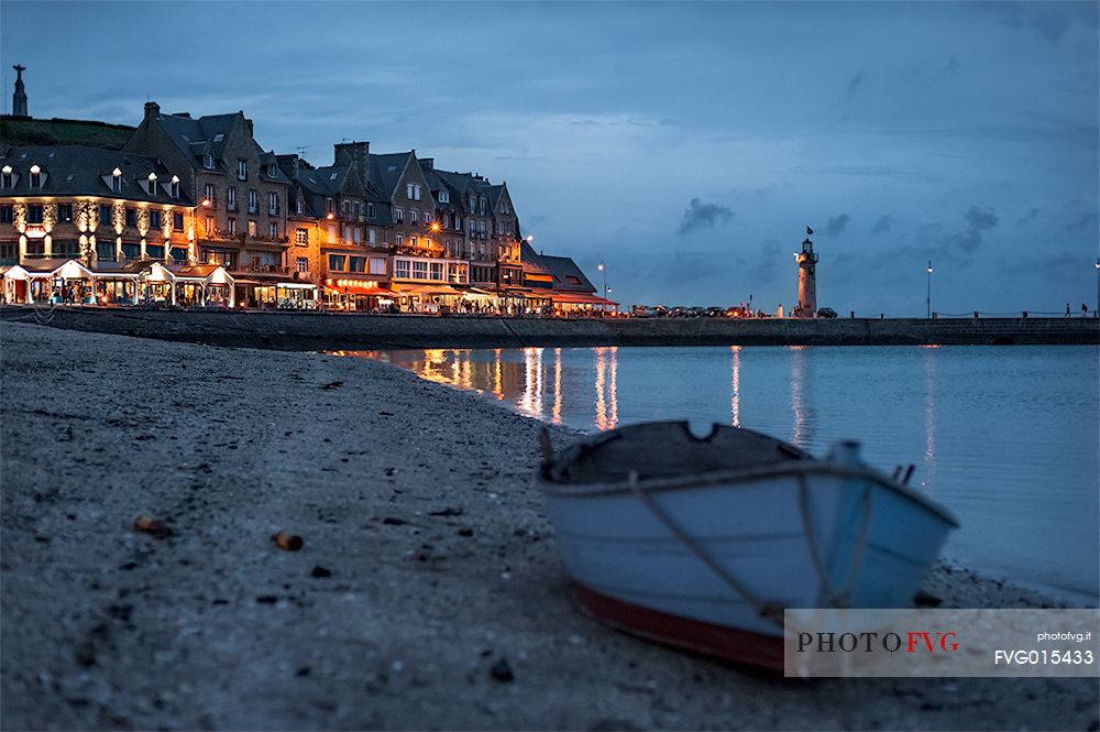 Cancale, in Brittany on the border with Normandy, is a small fishermen's village.
