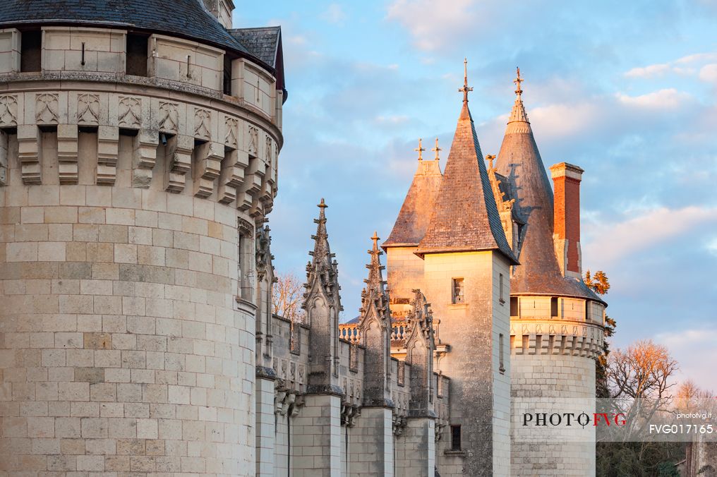 The chateau de Dissay is a french castle located in the Vienne Department. Its shapes reflect the architecture of the early French Renaissance.