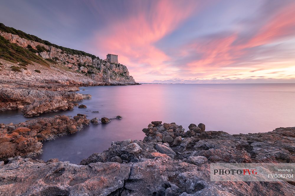 The regional nature park of Porto Selvaggio,Lecce, Apulia, Italy, Europe