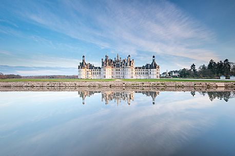 The Chateau de Chambord is the greatest of the castles in the Loire Valley. It is one of the most important castles in the french Renaissance too, as it is supposed to have been designed by Leonardo da Vinci. It is famous its double helical ramp. It is surrounded by a great natural area too. 