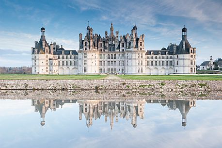 The Chateau de Chambord is the greatest of the castles in the Loire Valley. It is one of the most important castles in the french Renaissance too, as it is supposed to have been designed by Leonardo da Vinci. It is famous its double helical ramp. It is surrounded by a great natural area too. 