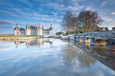 The Chateau de Chambord is the greatest of the castles in the Loire Valley. It is one of the most important castles in the french Renaissance too, as it is supposed to have been designed by Leonardo da Vinci. It is famous its double helical ramp. It is surrounded by a great natural area too. 