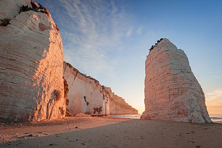 Under the city of Vieste, nearly to guard it, there is a monolith about 25 meters high, called Pizzomunno which is the real symbol of this Gargano's town. Some legends surround it, often different from each other.