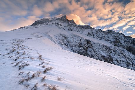 Wild landscale of Prati di Tivo, near Pietracamela, Gran Sasso national park, Abruzzo, Italy, Europe