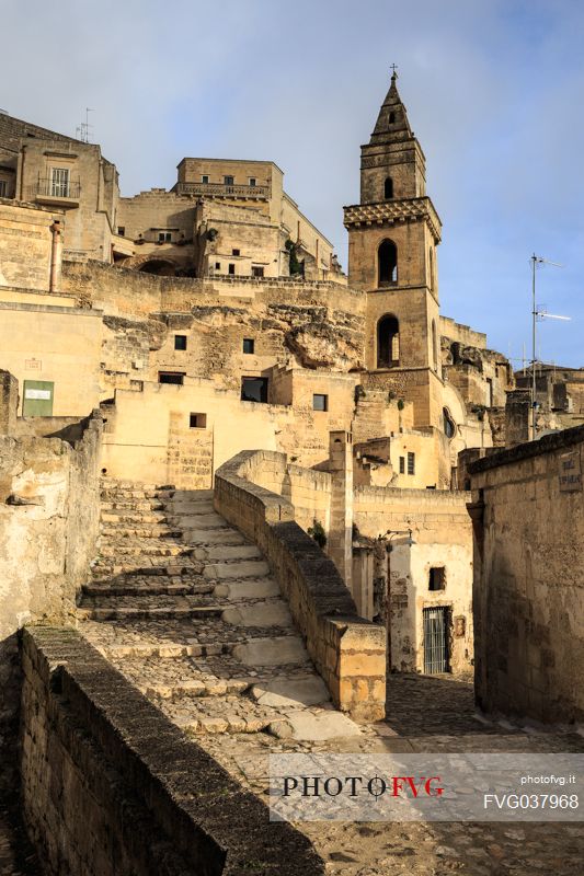 Sunrise on  Matera and gravina,,Basilicata, Italy