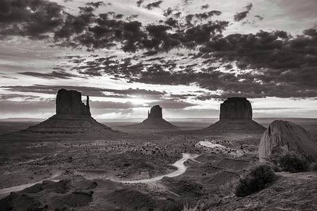 Sunrise at Monument Valley