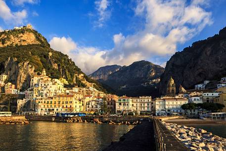 First lights to Amalfi